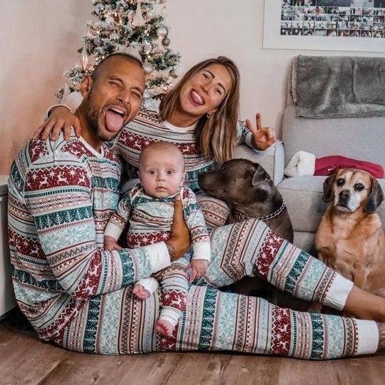 Discover Christmas Family Matching Pajamas, Winter Holidays Pajamas Set