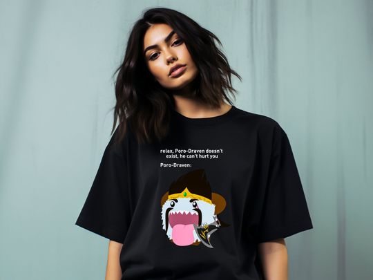 Discover Poro Draven Funny League Of Legends T-shirt meme Unisex League of Legends