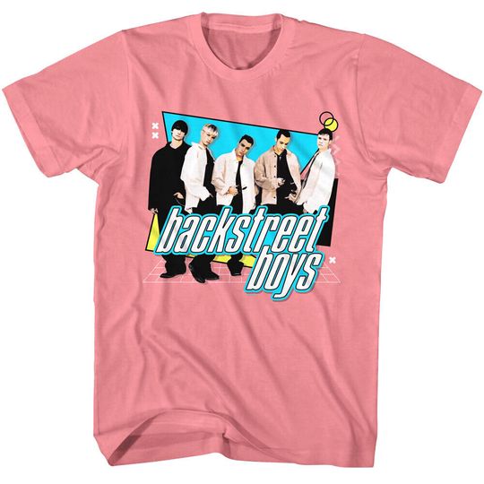 Discover Backstreet Boys Backstreet's Back Men's T-Shirt 90's Pop Music Boy Band Concert