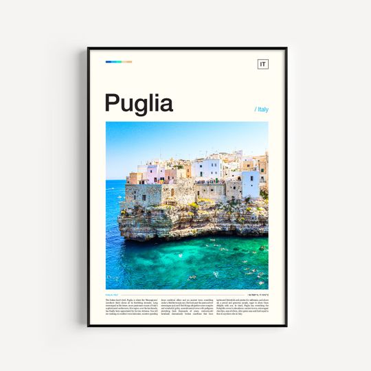 Discover Puglia Wall Art Poster