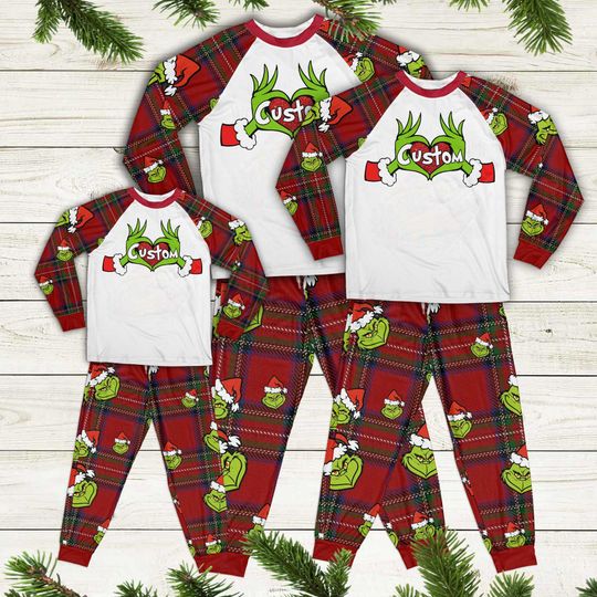 Discover Funny Family Christmas Pajamas Set