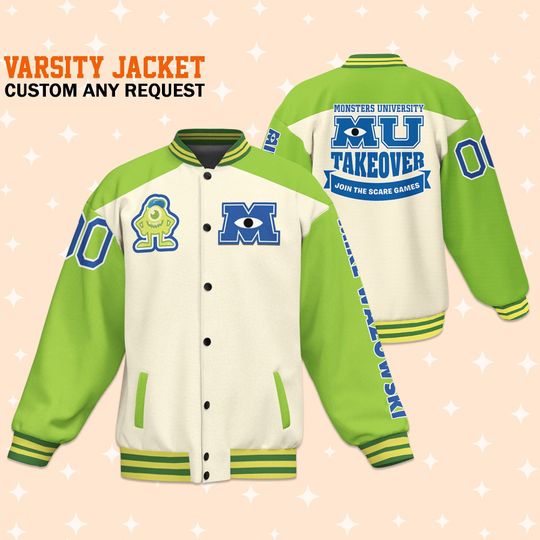 Discover Custom Monster University Mike Green Arm Jacket
