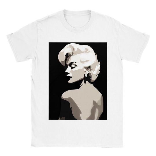 Discover Monochrome Marilyn Monroe T-shirt