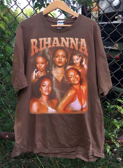 Discover Rihanna 90's Hip Hop Tour T-Shirt