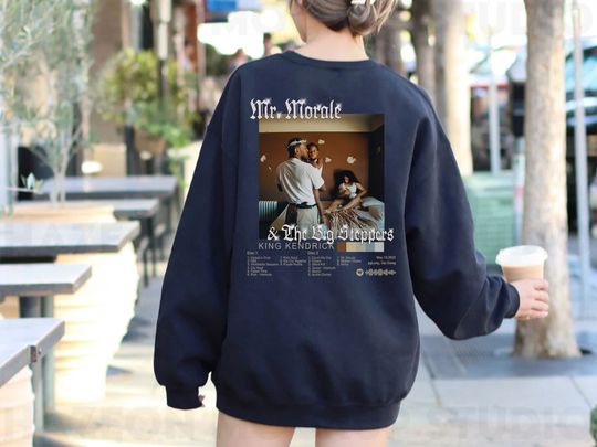 Discover Kendrick Lamar Rapper Concert Album Sweatshirt, Kendrick Lamar Merch MAAD City Mr Morale Tpab Sweatshirt