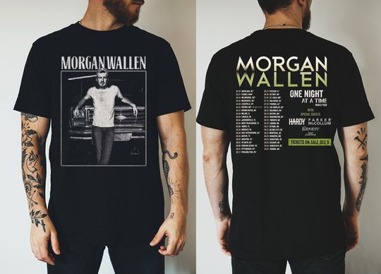Discover Wallen Western Tour 2023 T-Shirt, Wallen Western One Night At A Time Tour, Country Music Shirt