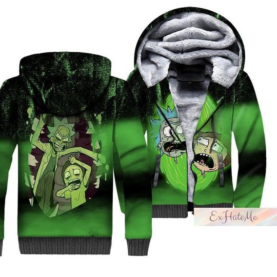 Discover Rick And Rickandmorty Fleece Hoodie, Rick And Rickandmorty Shirt
