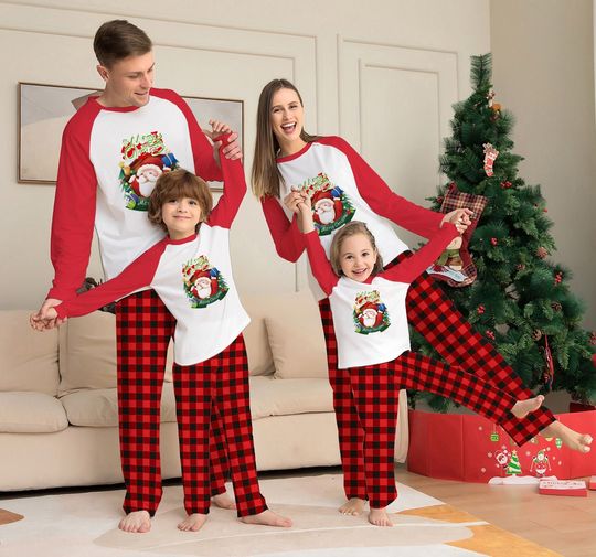 Discover Christmas Matching Clothes Family Adult Pajamas Sets
