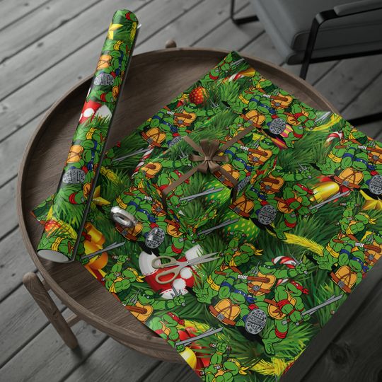 Discover Christmas with Teenage Mutant Ninja Turtles Wrapping Papers