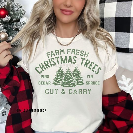 Discover Farm Fresh Christmas Trees Shirt