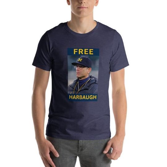 Discover Jim Harbaugh T-Shirt - Free Jim Design