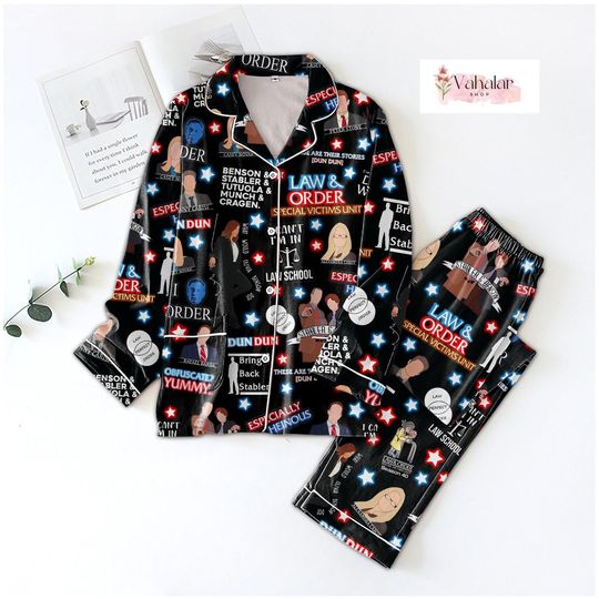 Discover Law And Order Pajamas Set