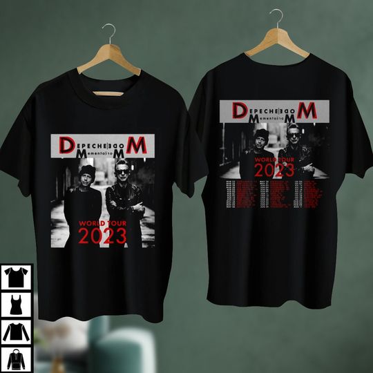 Discover 2023 Depeche Mode Tour Double Sided T-Shirt