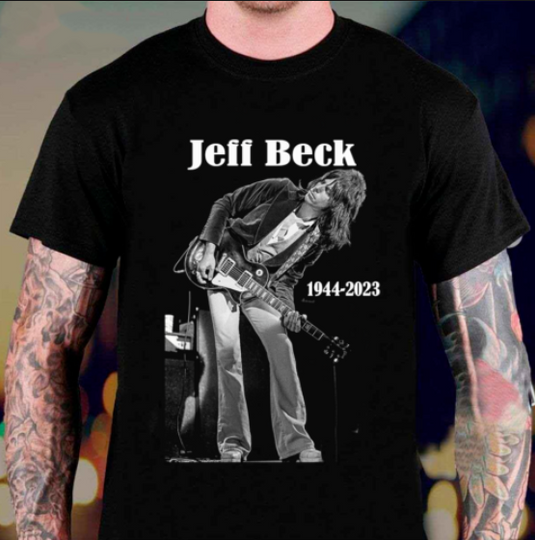 Discover Jeff Beck Singer Basic Cotton T Shirt