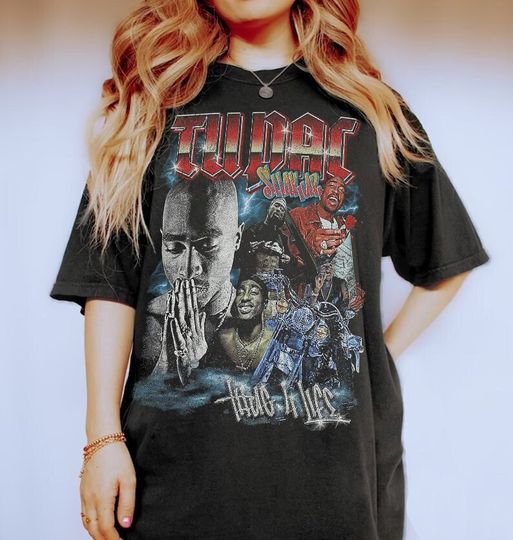 Discover 2Pac Tupac Shakur T-Shirt, Vintage 2Pac Rapper
