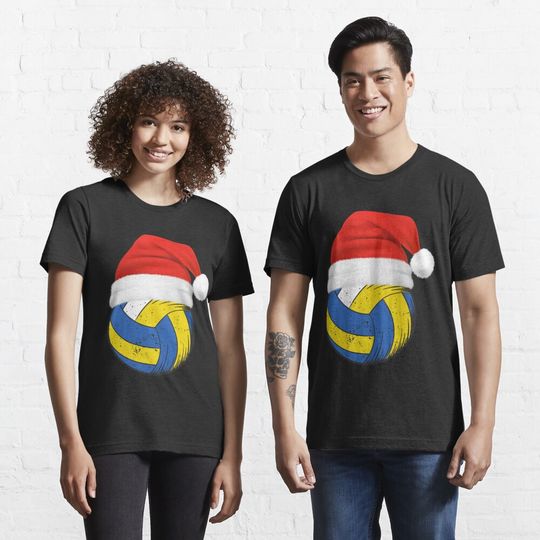 Discover Volleyball Christmas Xmas Volleyball Player Classic T-Shirt