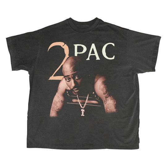 Discover 2Pac Homage T-Shirt | Tupac Vintage Bootleg Inspired Tee