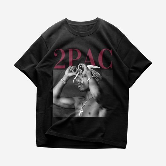 Discover 2Pac Tupac Shakur T-Shirt, Vintage 2Pac Rapper Hip Hop