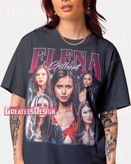 Discover Limited Elena Gilbert Shirt Nina Dobrev Oversize TShirt