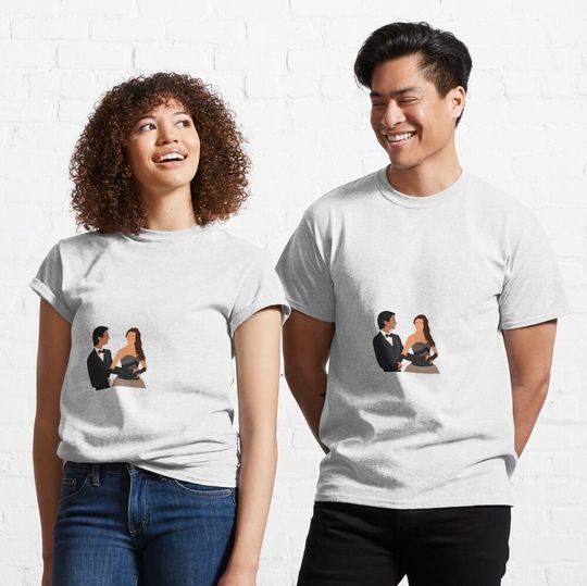 Discover Damon Salvatore and Elena Gilbert T-Shirt