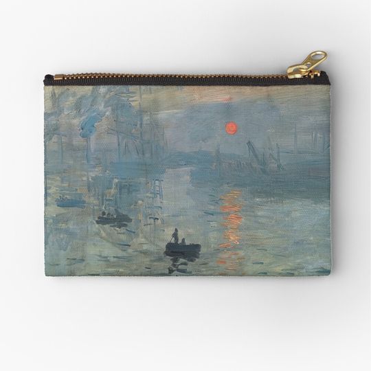Discover Classic Painting Claude Monet Makeup Bag