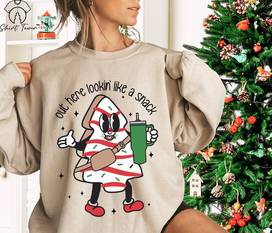 Discover Out Here Lookin Like A Snack Sweatshirt, Boojee Christmas Sweatshirt