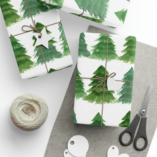 Discover Lots of Greenery Country Christmas Wrapping Paper