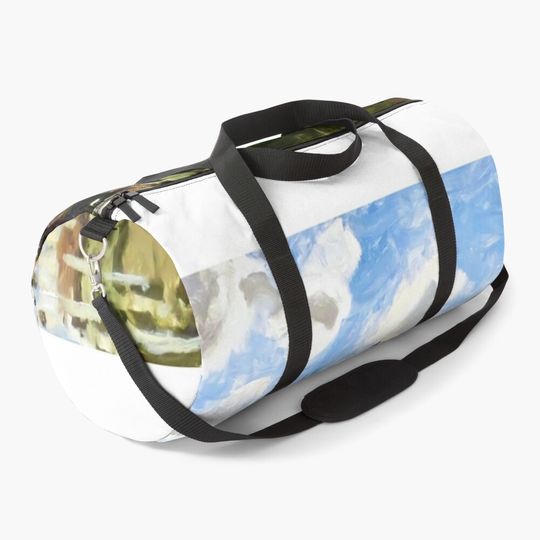 Discover Canal at Zaandam Claude Monet Duffel Bag
