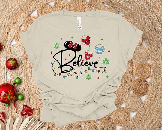 Discover Believe Christmas Shirt, Religious Shirt, Adult Christmas Shirt