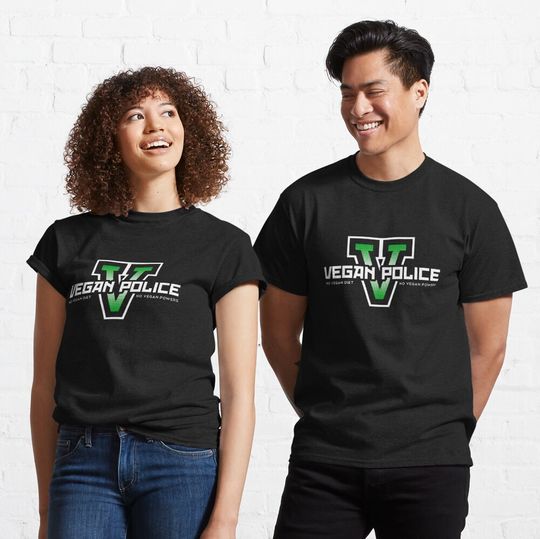 Discover Vegan Police Classic T-Shirt