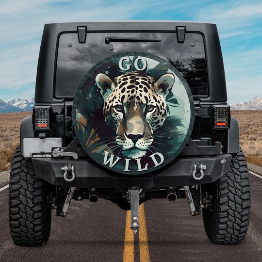 Discover Tiger Pattern Spare Tire Cover