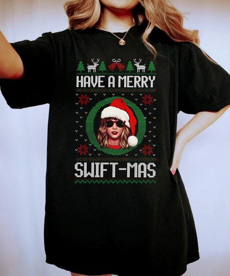 Discover Have A Merry Swiftmas Shirt, Ugly Merry Christmas Shirt, Xmas Swift Shirt