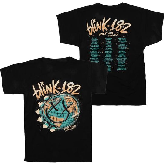 Discover B182 Concert Merch Rock Hard World Tour 2023 2024 T-Shirt