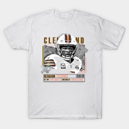 Discover Deshaun Watson Football Paper Poster Browns 10 - Deshaun Watson - T-Shirt