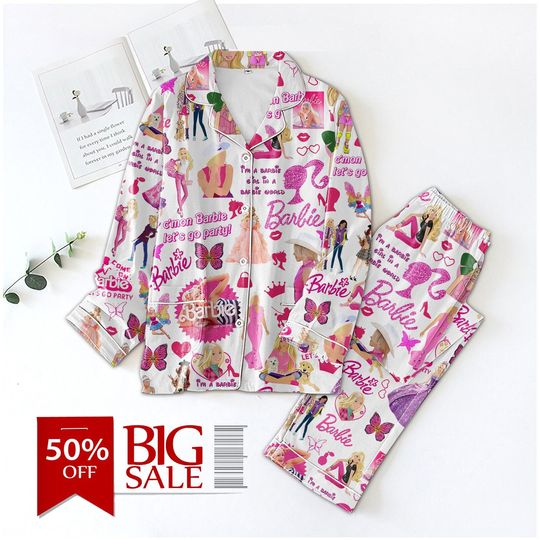Discover Im A Barbie Girl In A Barbie World Pajamas Set, Family Holiday Pajamas