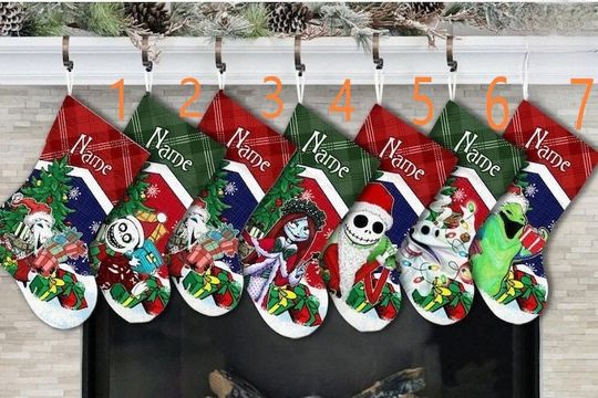 Discover Personalized Pumpkin King Christmas Stockings, Christmas Stockings With Name