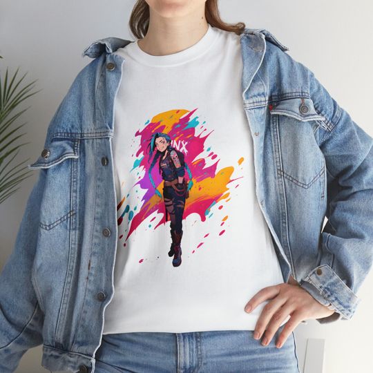Discover Jinx Color Splash T-shirt - League of Legends Tee