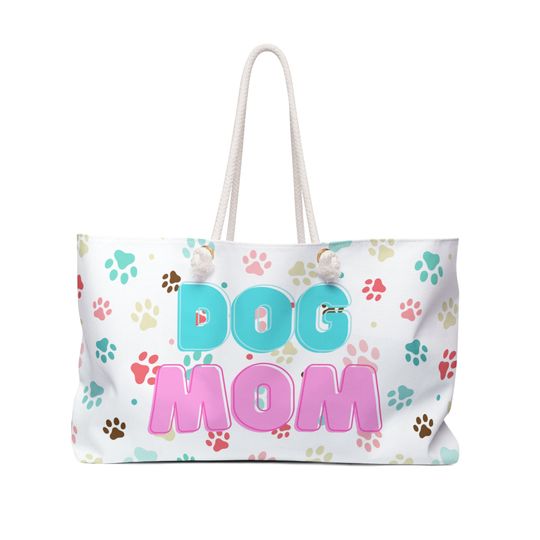 Discover Dog Mom Weekender Bag