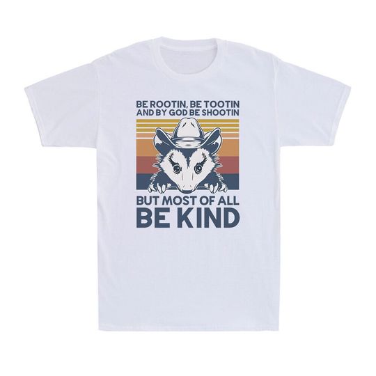 Discover Vintage Inspired Opossum T-Shirt - Be Rootin' and Tootin'