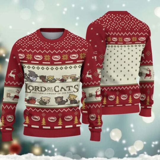 Discover Lord Of The Rings Ugly Christmas Sweater, Lord Of The Rings