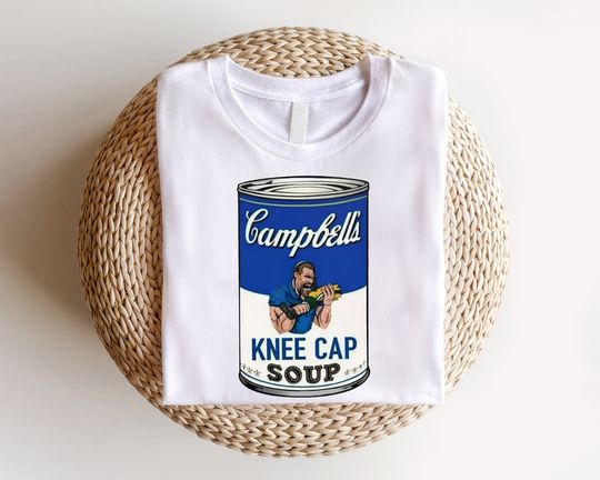 Discover Campbell's Kneecap Soup Graphic T-Shirt, Dan Campbell's Kneecap Soup Graphic