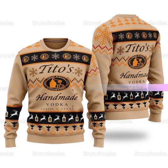 Discover Christmas Tito's Handmade Vodka Ugly Sweater