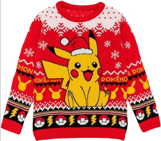 Discover Vintage PKM Backsite Santa Pika Anime Ugly Christmas 2023 Sweater, Funny PKM Gift Outfits, Vacation Gift, Pika Xmas Sweater,