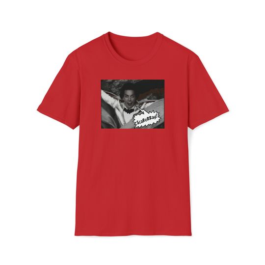 Discover Scary Pop Art T-Shirt, Unisex Softstyle T-Shirt
