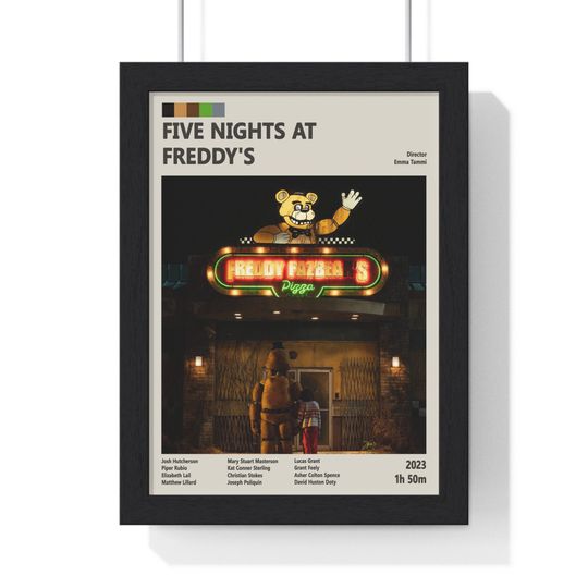 Discover Five Nights at Freddy's Info Movie Poster VINTAGE