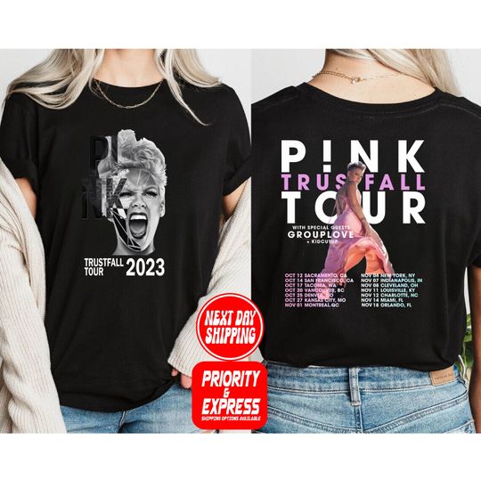 Discover P!nk Summer Carnival 2023, Trustfall Album Tee, Pink Singer Tour, Music Festival Shirt, Concert Apparel, Tour Shirt, Pink Music Clothing