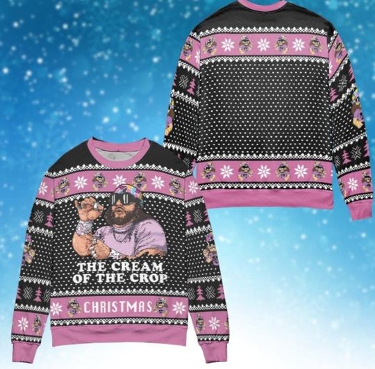 Discover Macho Man Randy Savage Ugly Xmas Sweater, The Cream of the Crop Macho Man Randy Savage