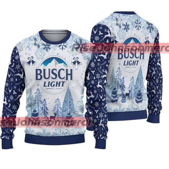 Discover Busch Beer Ugly Xmas Christmas Sweater, Christmas Sweater