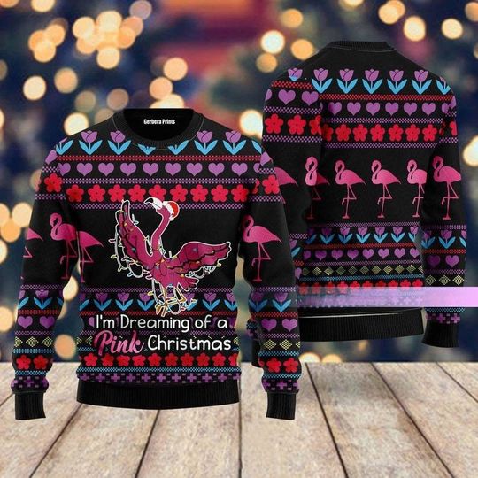 Discover Flamingo Christmas Sweater, Flamingo Ugly Christmas Sweater