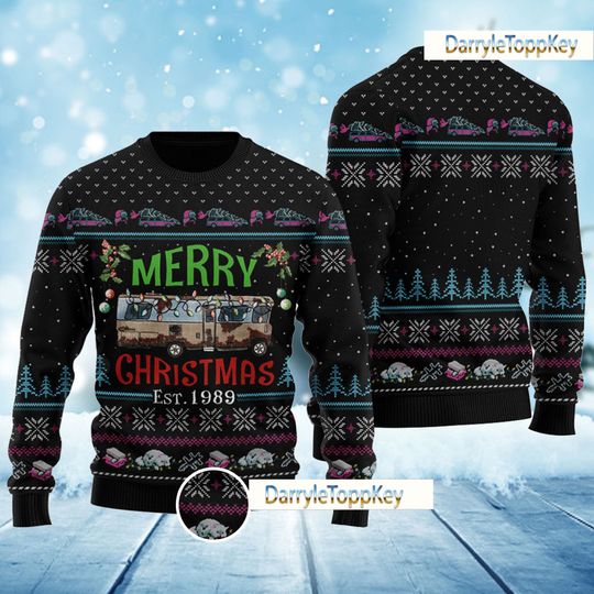 Discover Merry Christmas EST.1989 National Lampoon Ugly Sweater